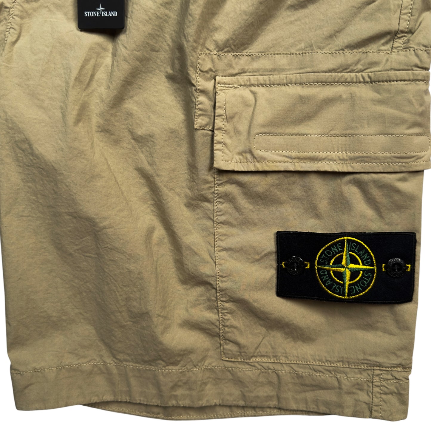 S/S 22 Stone Island Cotton Cargo Shorts - 31 CO
