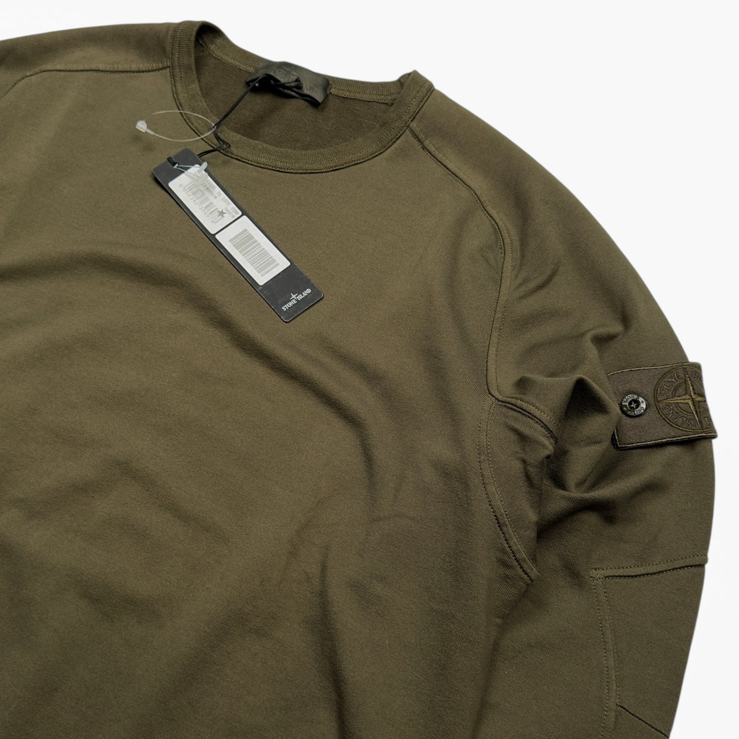 S/S 20 Stone Island Ghost Crewneck Sweater - Khaki
