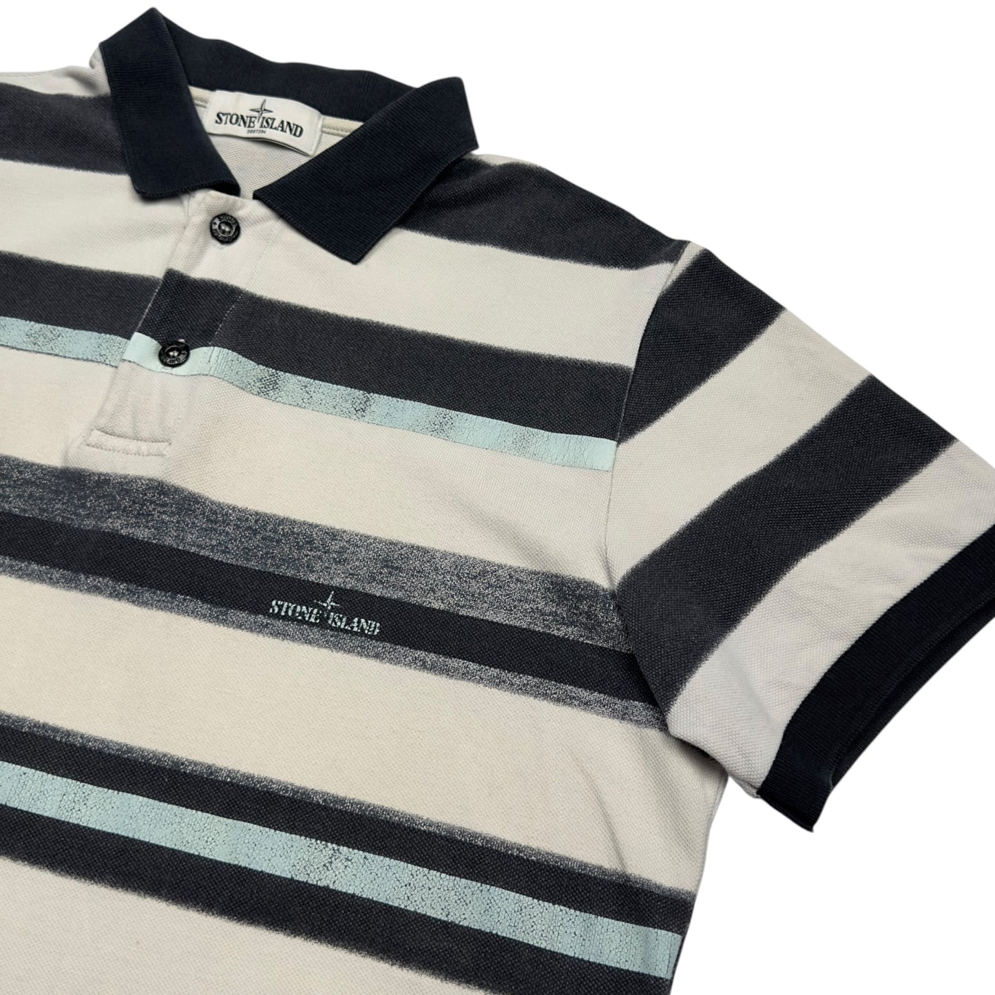 S/S 13 Stone Island Striped Polo Shirt