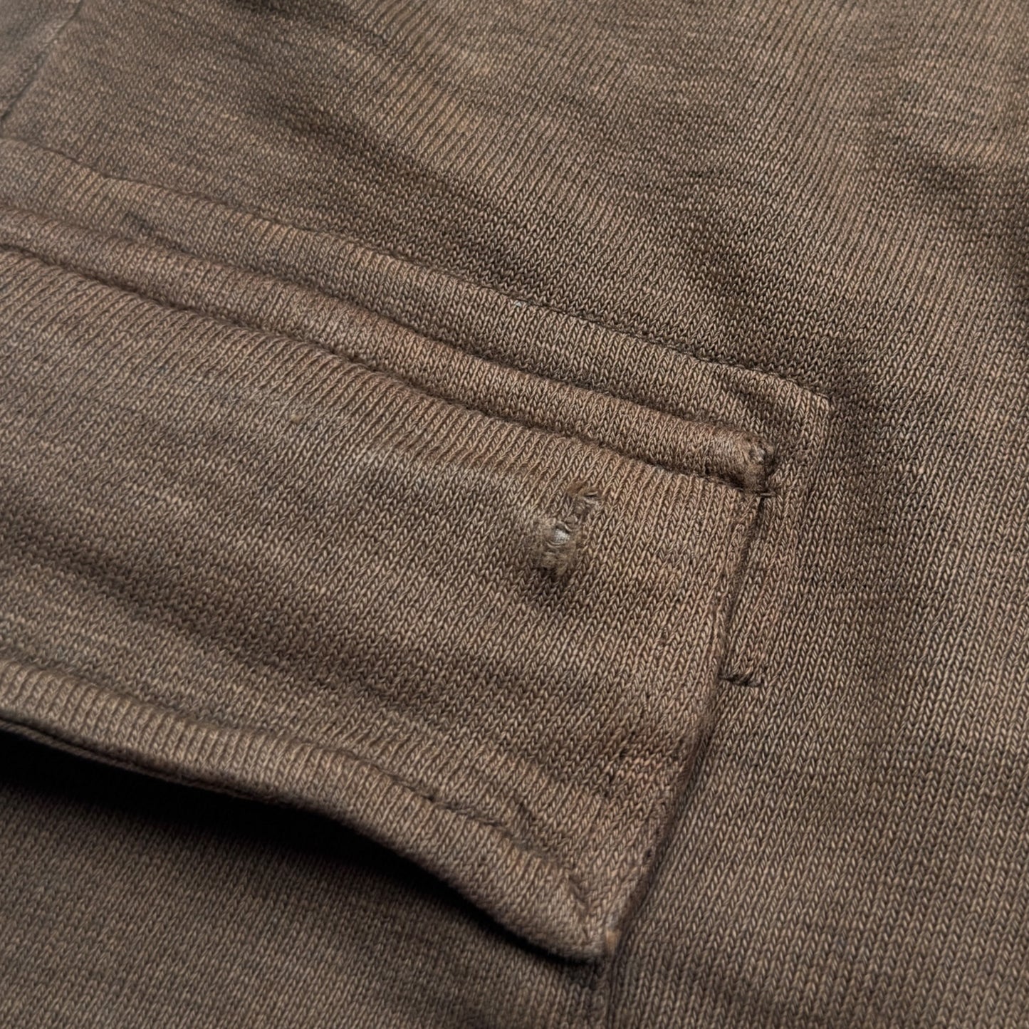 S/S 18 Stone Island Cotton Jersey Cargo Shorts - Brown