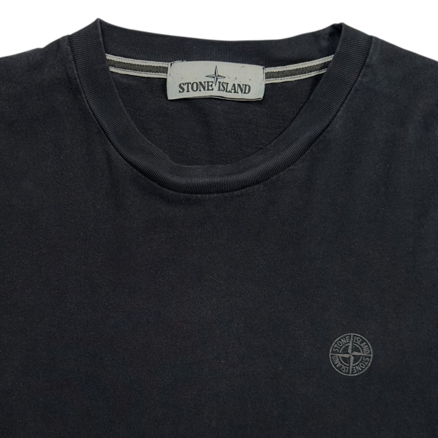 A/W 16 Stone Island Check Grid Print Long Sleeve T-Shirt