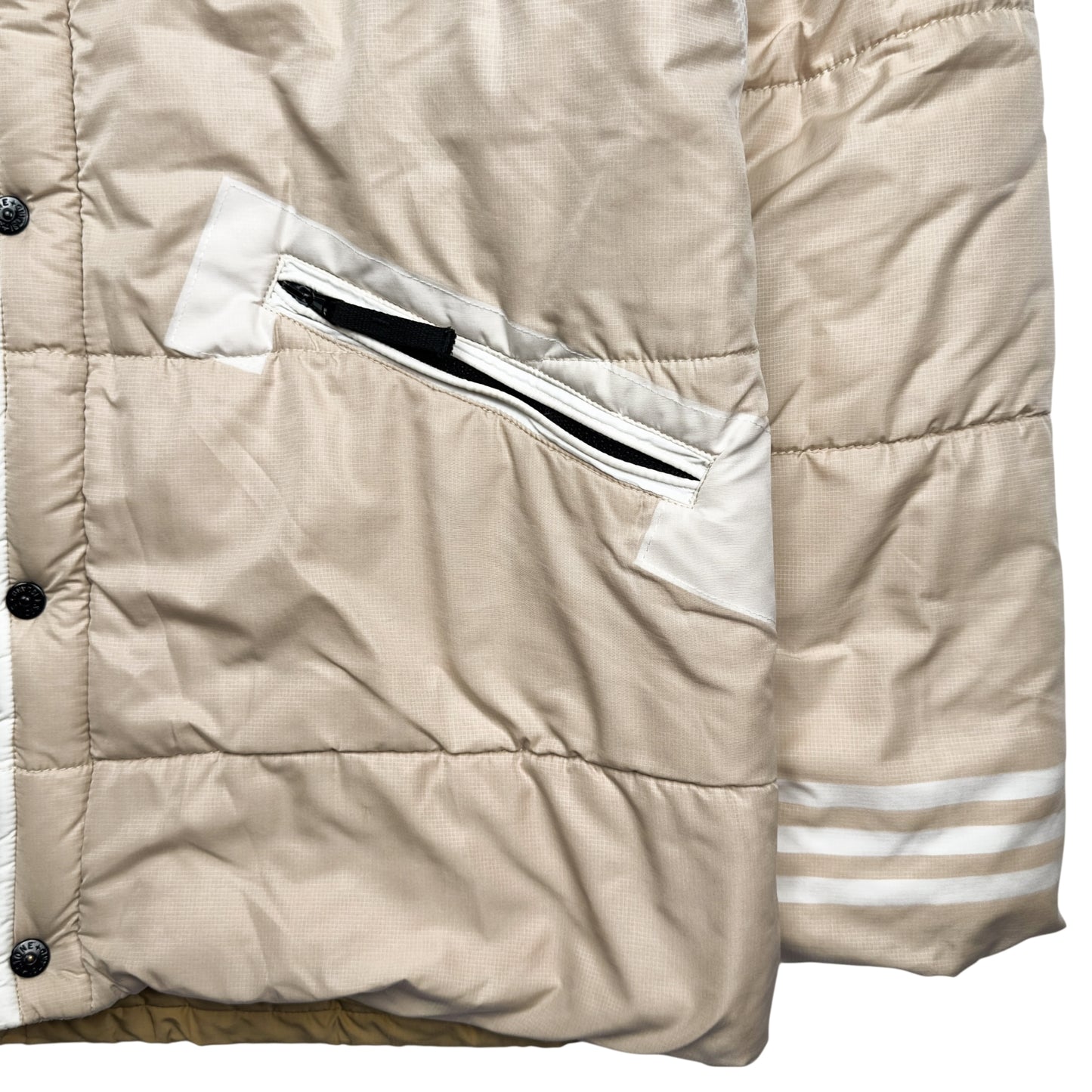 A/W 02 Stone Island Padded Jacket - Beige