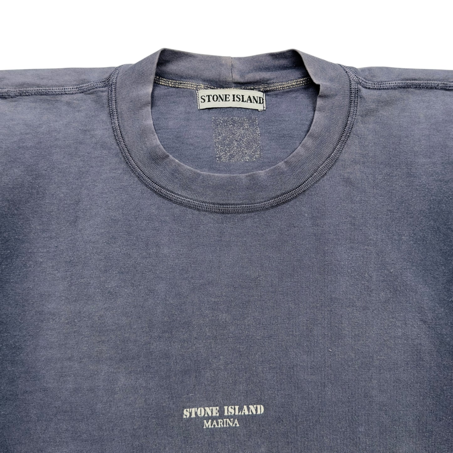 80's Stone Island Marina Vintage T-Shirt - Grey