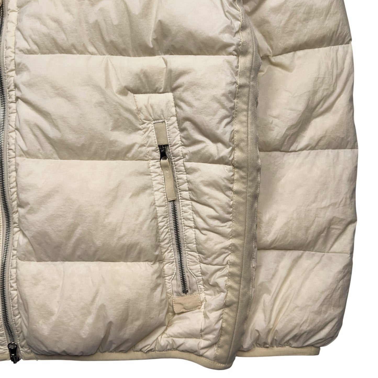 A/W 23 Stone Island Seamless Tunnel Nylon Down TC Puffer Jacket - Cream