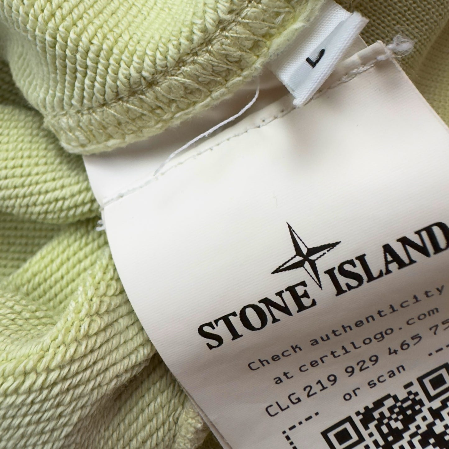 S/S 22 Stone Island Crewneck Sweater - Yellow