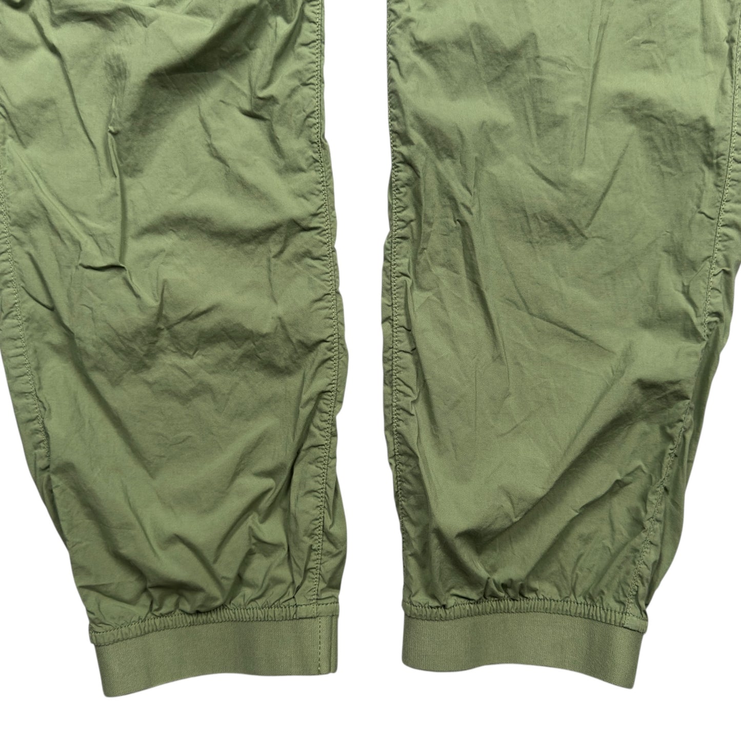 Stone Island Stretch Cotton Cuffed Cargo Trousers - Green