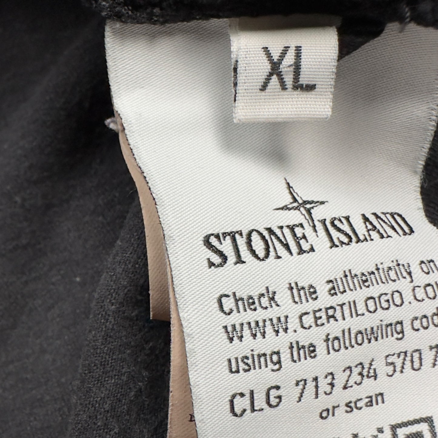 A/W 16 Stone Island Check Grid Print Long Sleeve T-Shirt