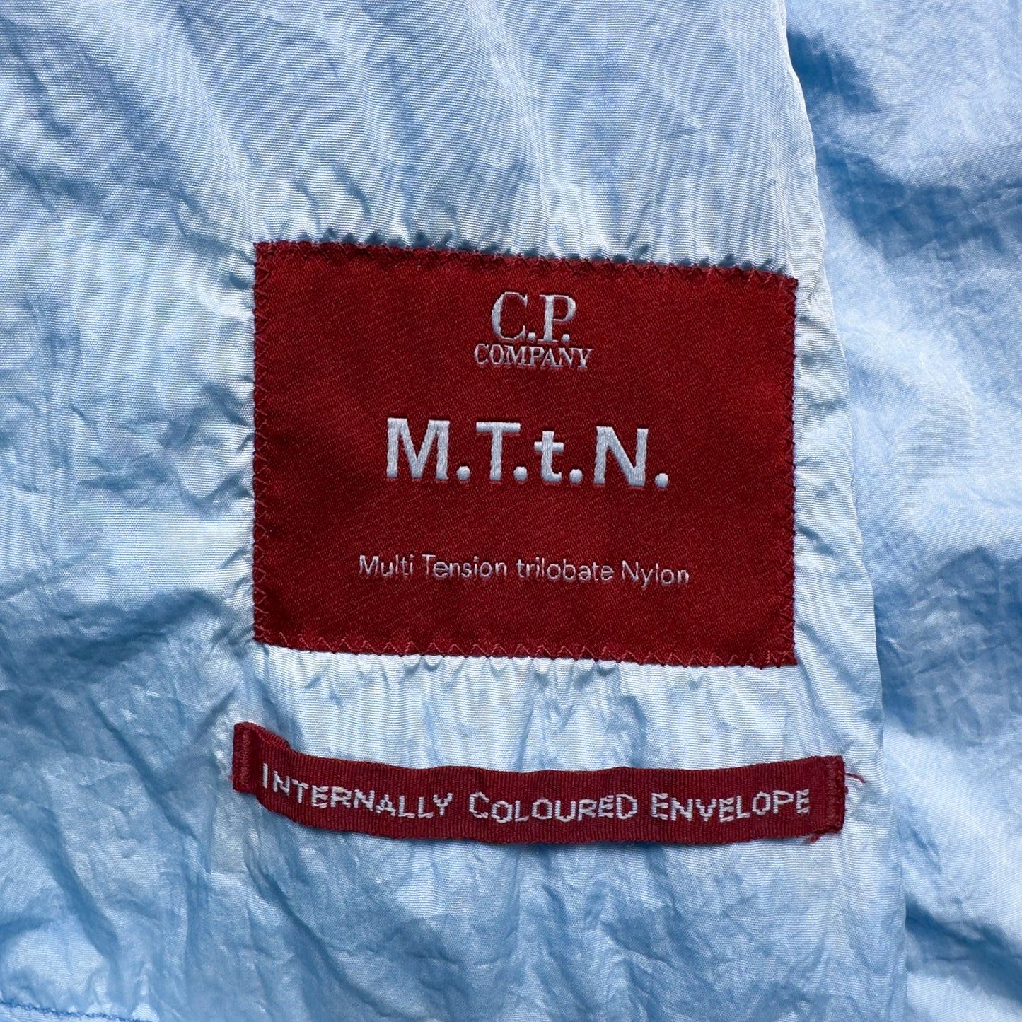C.P. Company M.T.t.N. Internally Coloured Envelope La Mille Goggle Jacket - Blue