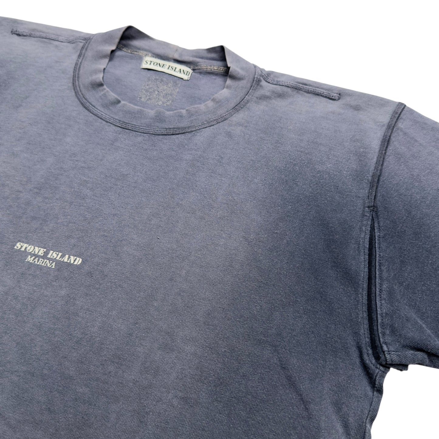 80's Stone Island Marina Vintage T-Shirt - Grey