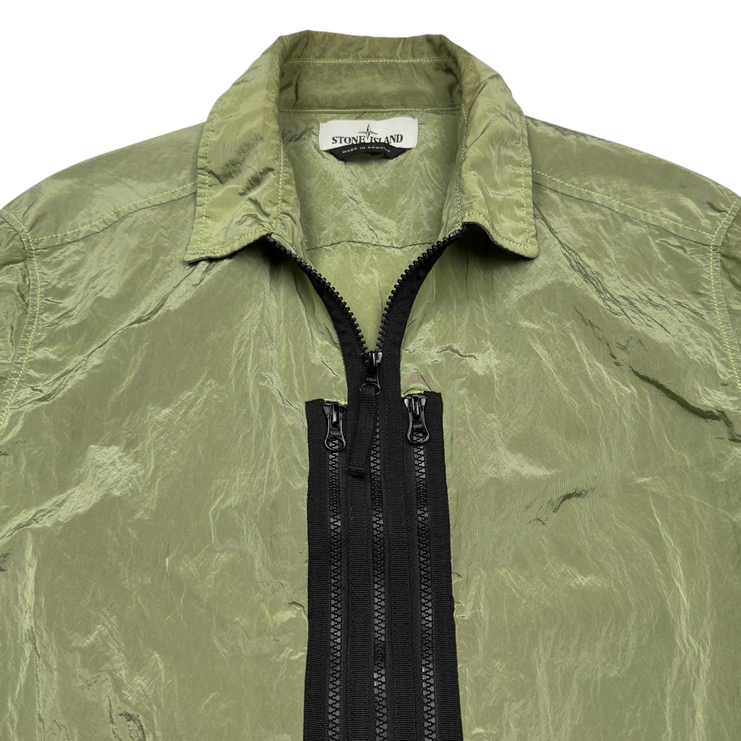 S/S 17 Stone Island Nylon Metal Overshirt - Pistachio