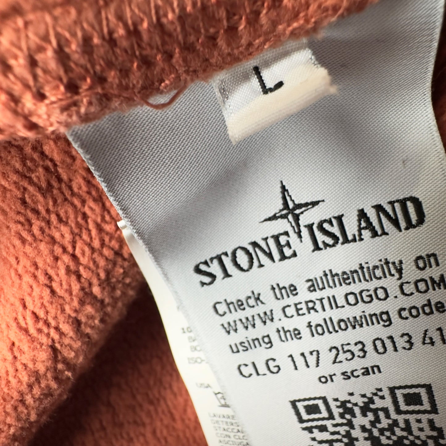 A/W 19 Stone Island Crewneck Sweater - Brick Red
