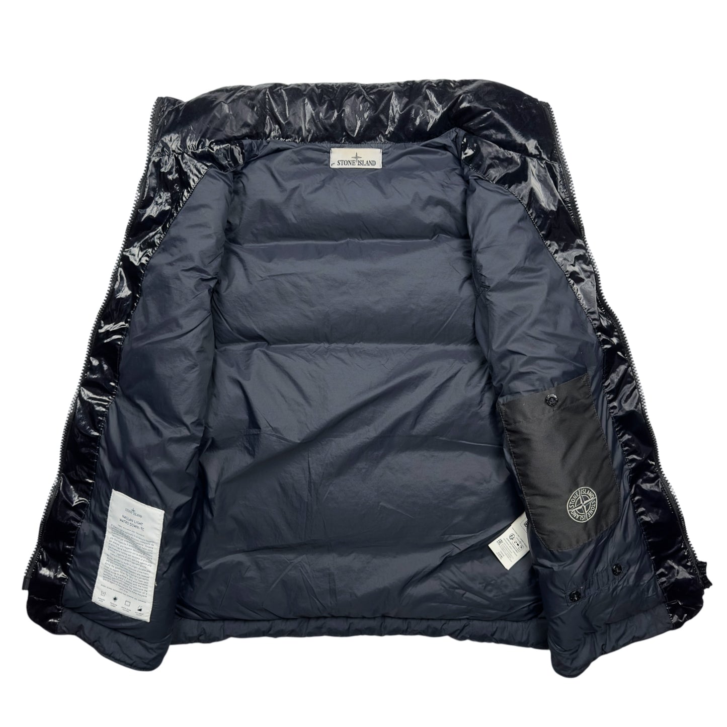 A/W 22 Stone Island Naslan Light Watro Down TC Gilet - Navy