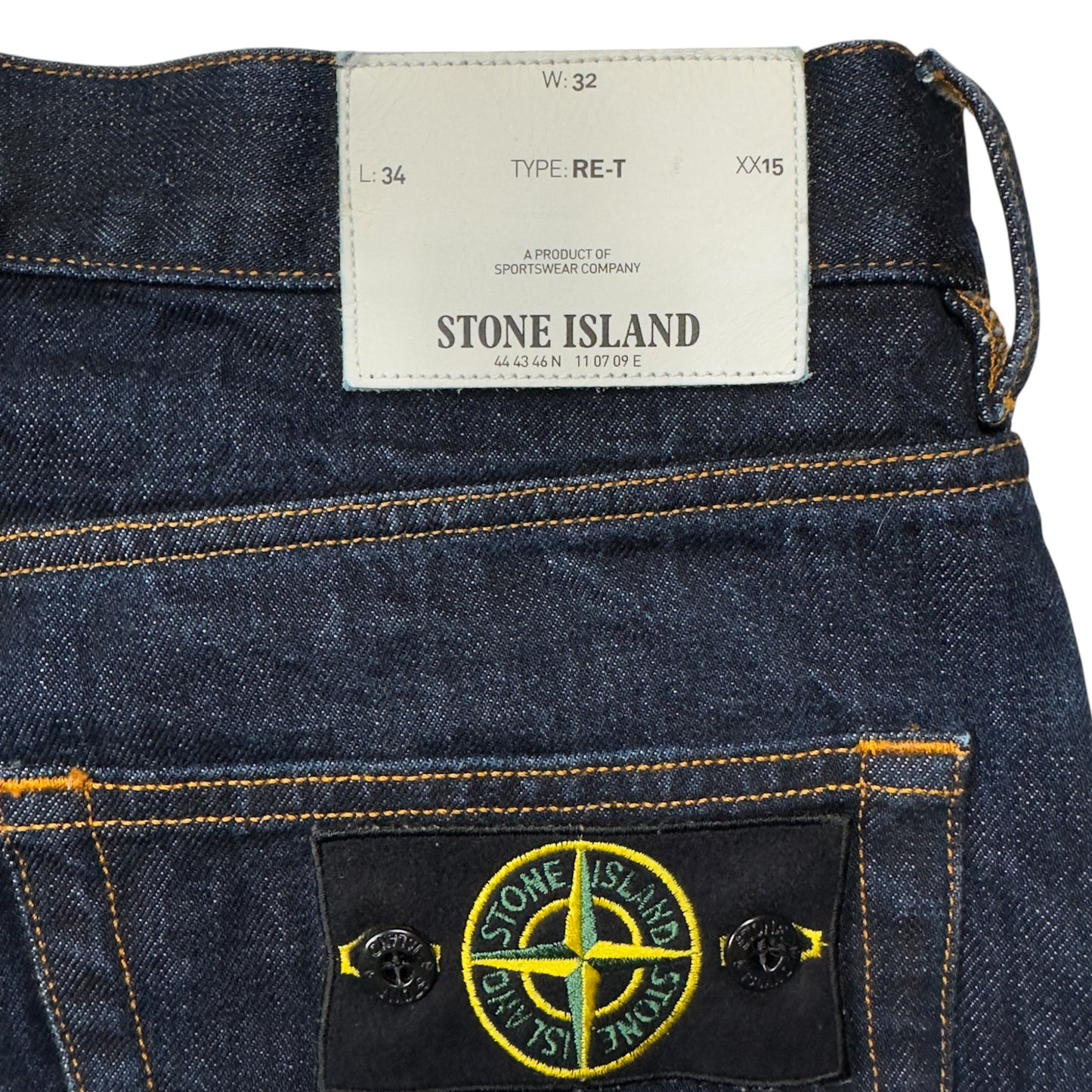 S/S 16 Stone Island Dark Wash Jeans 32/32 RE-T
