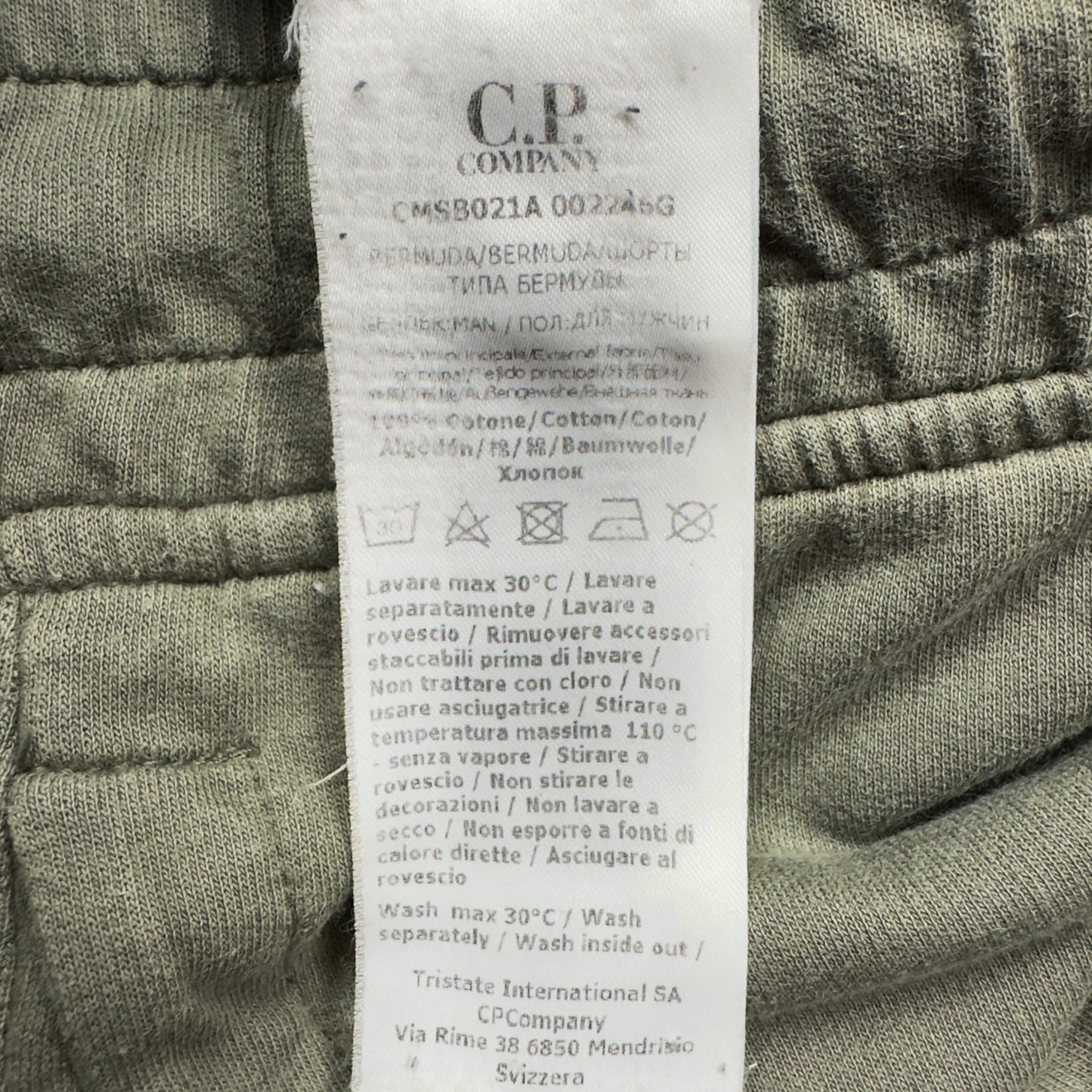 C.P. Company Fleece Shorts - Light Khaki