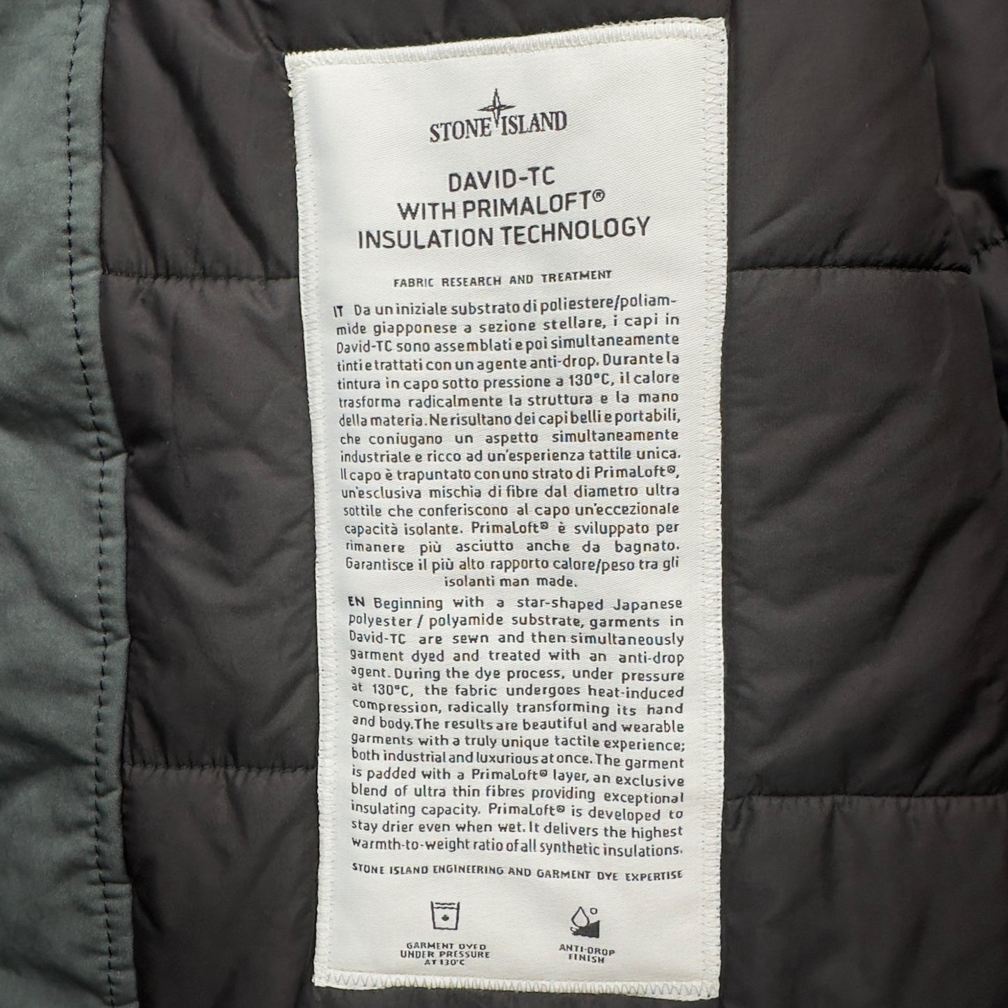 A/W 19 Stone Island David TC with Primaloft Parka Jacket