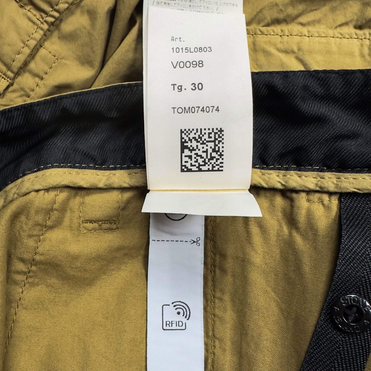 Stone Island Lightweight Cotton Cargo Shorts - Tan