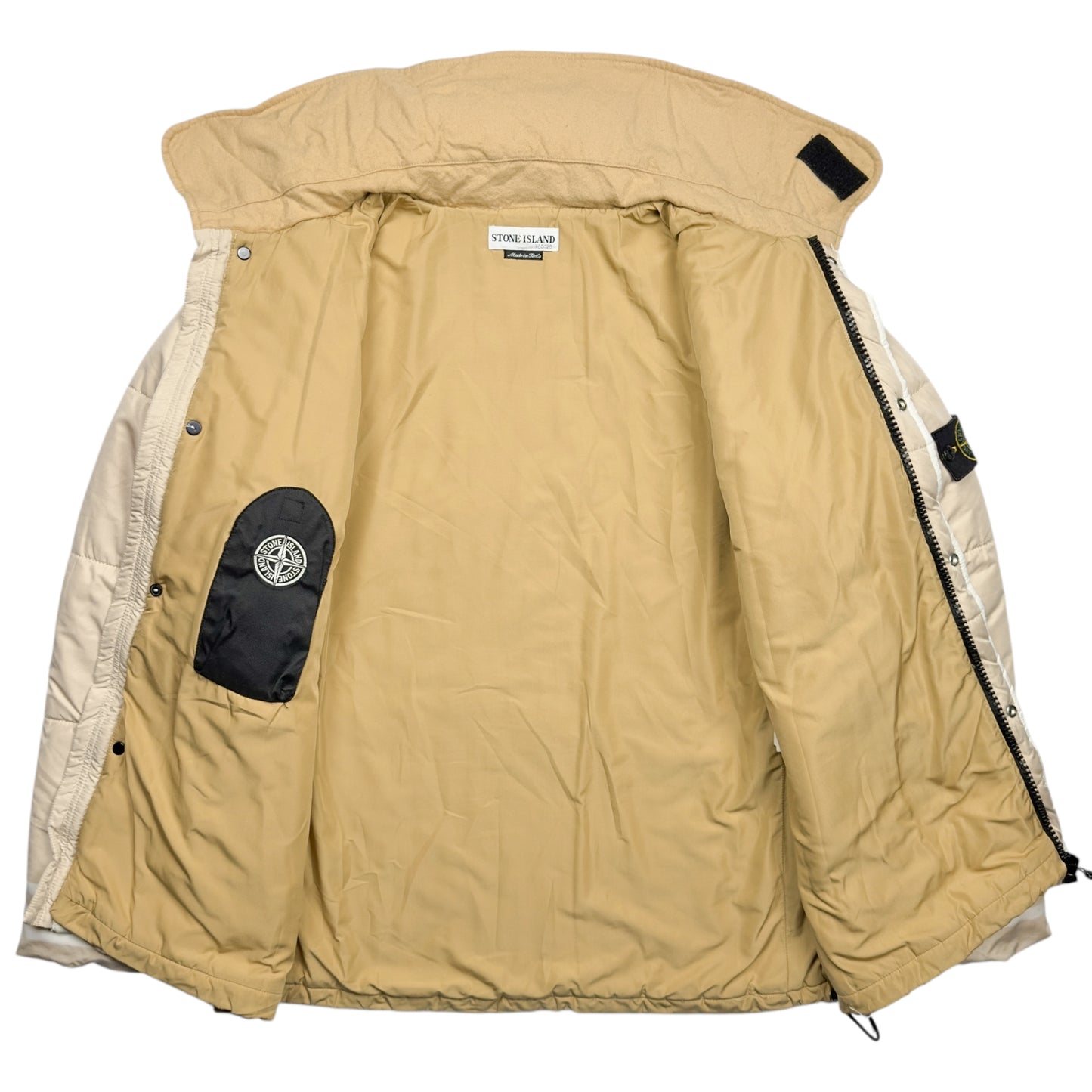 A/W 02 Stone Island Padded Jacket - Beige