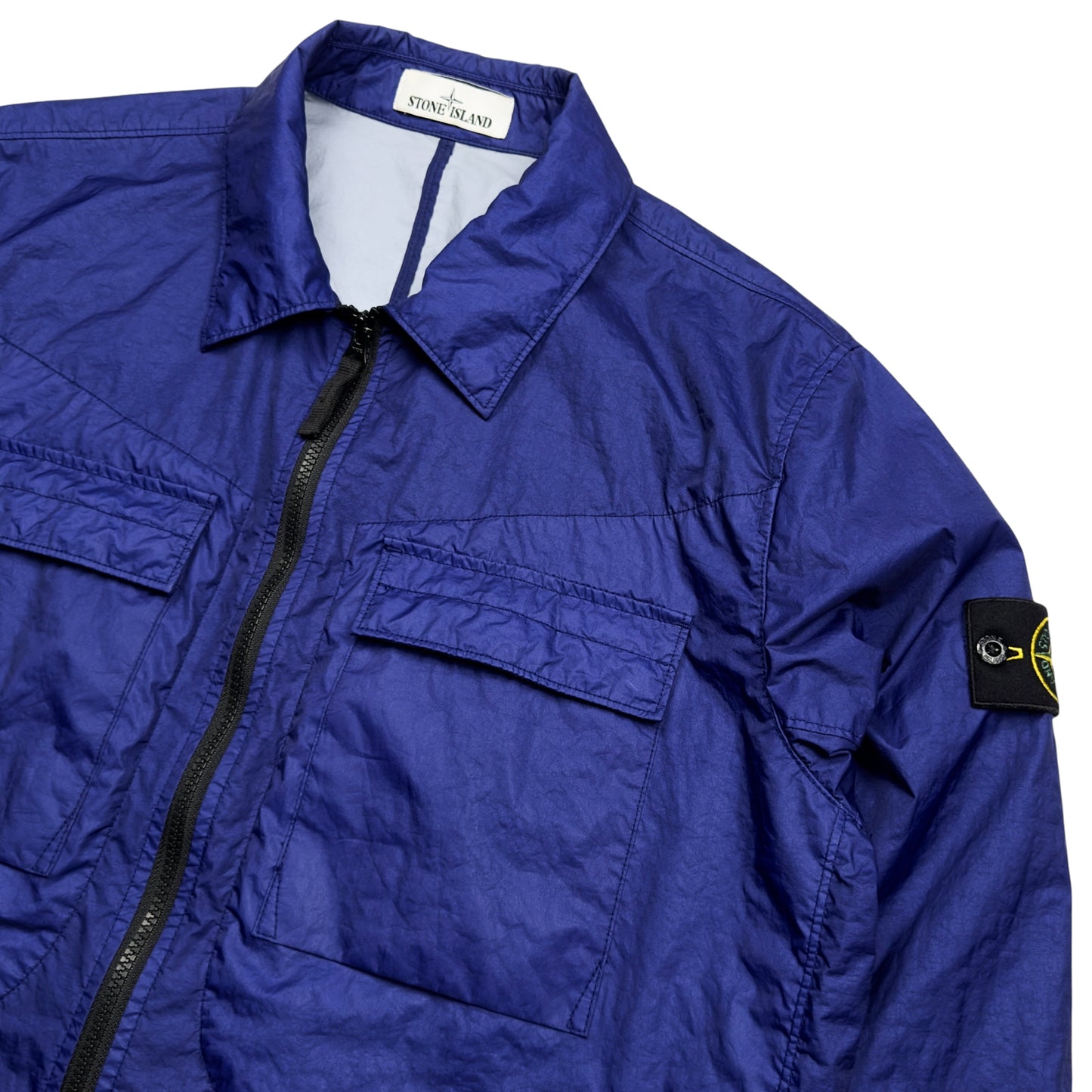 S/S 22 Stone Island Membrana 3L TC Overshirt - Blue