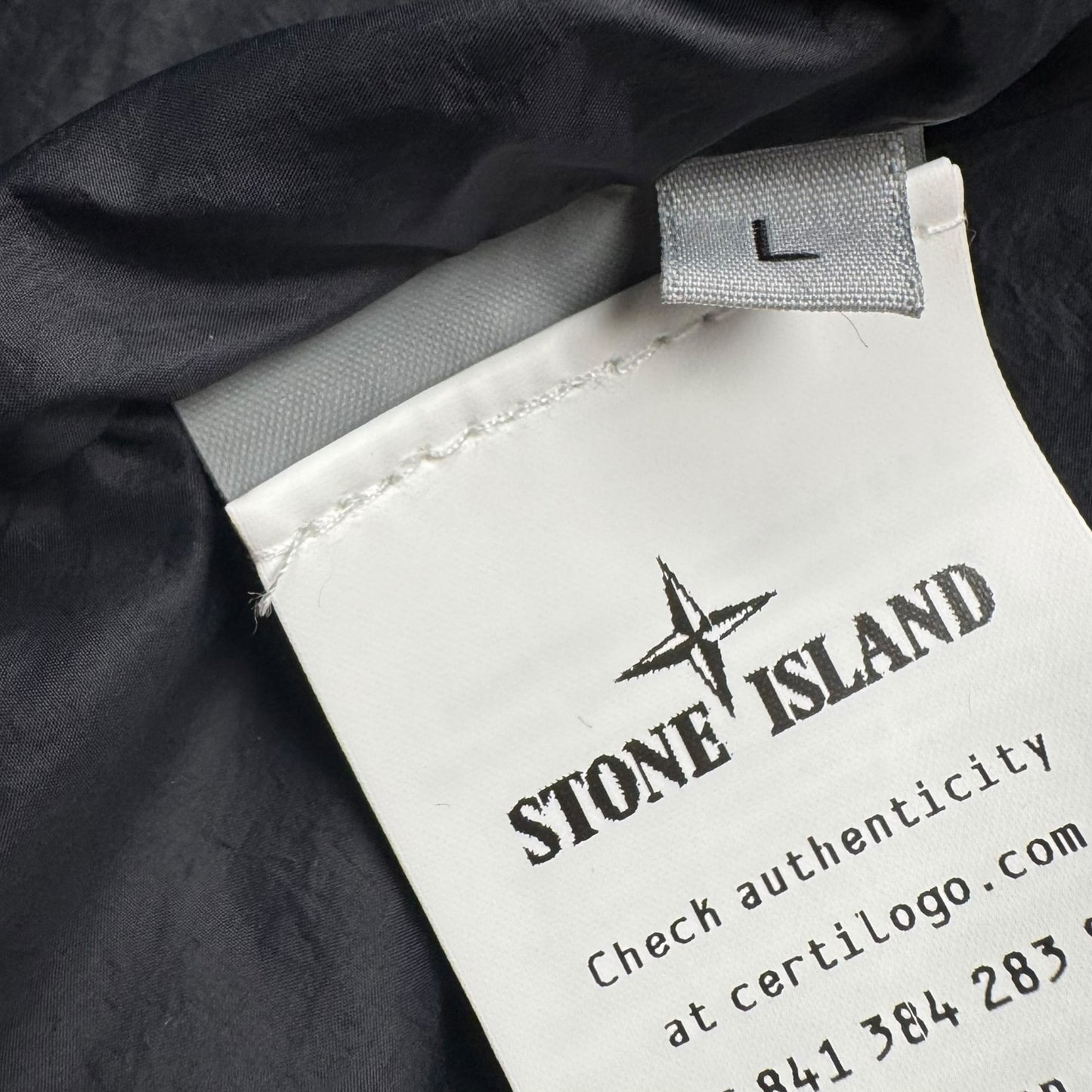 S/S 22 Stone Island Skin Touch Nylon-TC - Black