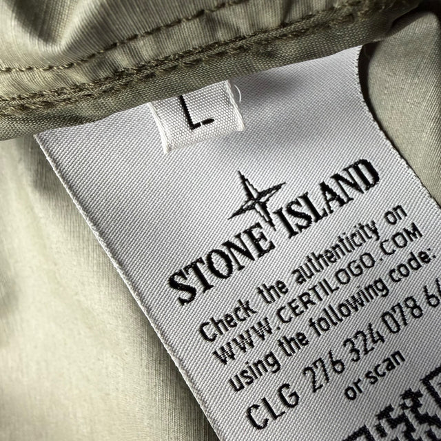 S/S 20 Stone Island Naslan Light Watro Bomber Jacket - Olive Green