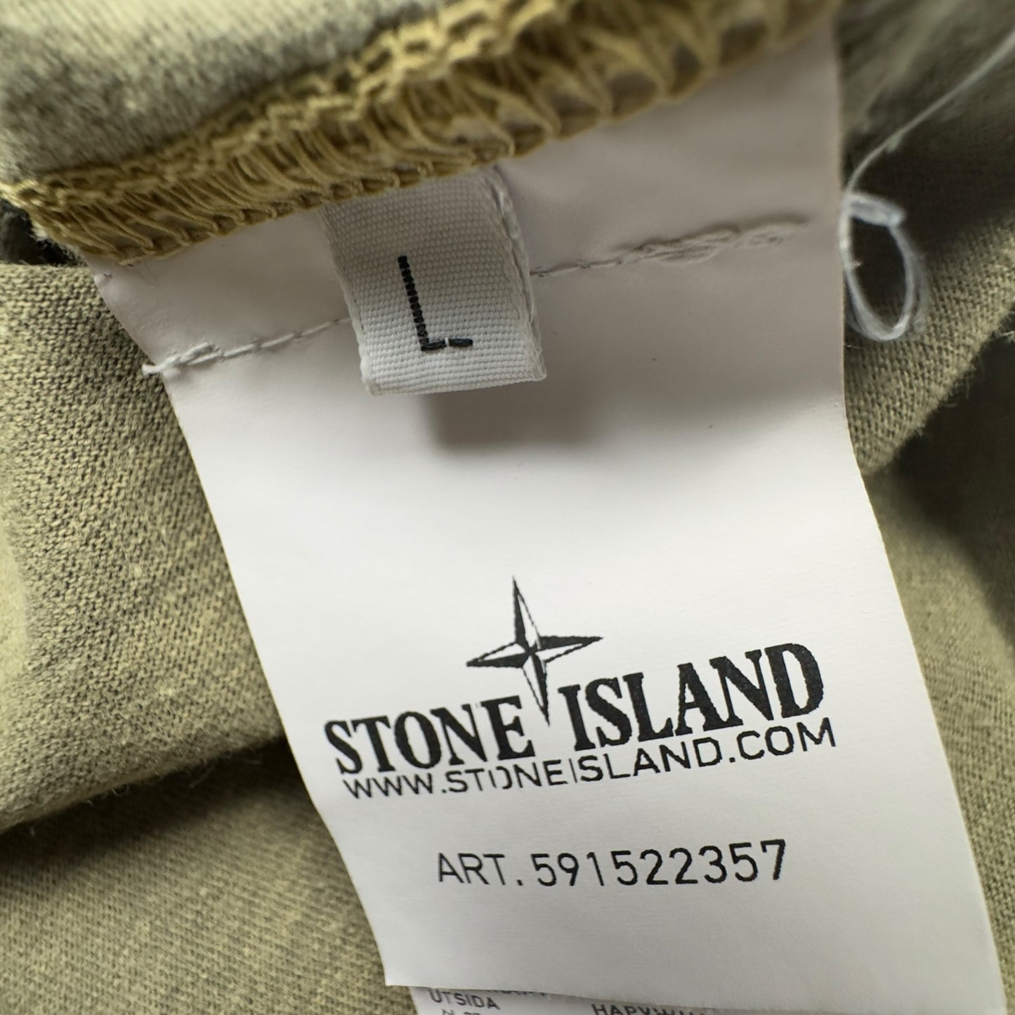 A/W 13 Stone Island Patch T-Shirt - Green