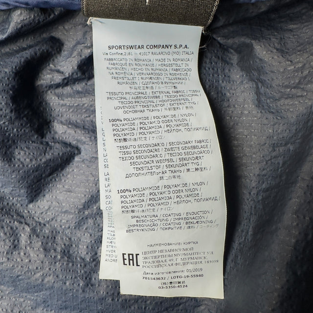 S/S 19 Stone Island Nylon Metal Watro Ripstop Windbreaker Jacket - Navy