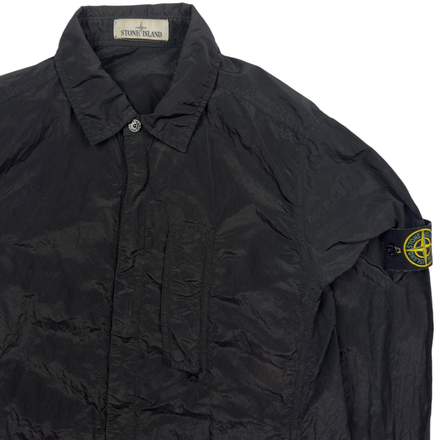 S/S 18 Stone Island Nylon Metal Overshirt - Black