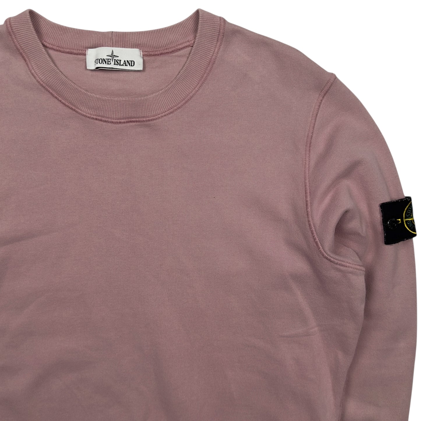 A/W 22 Stone Island Crewneck Sweater - Dusty Pink