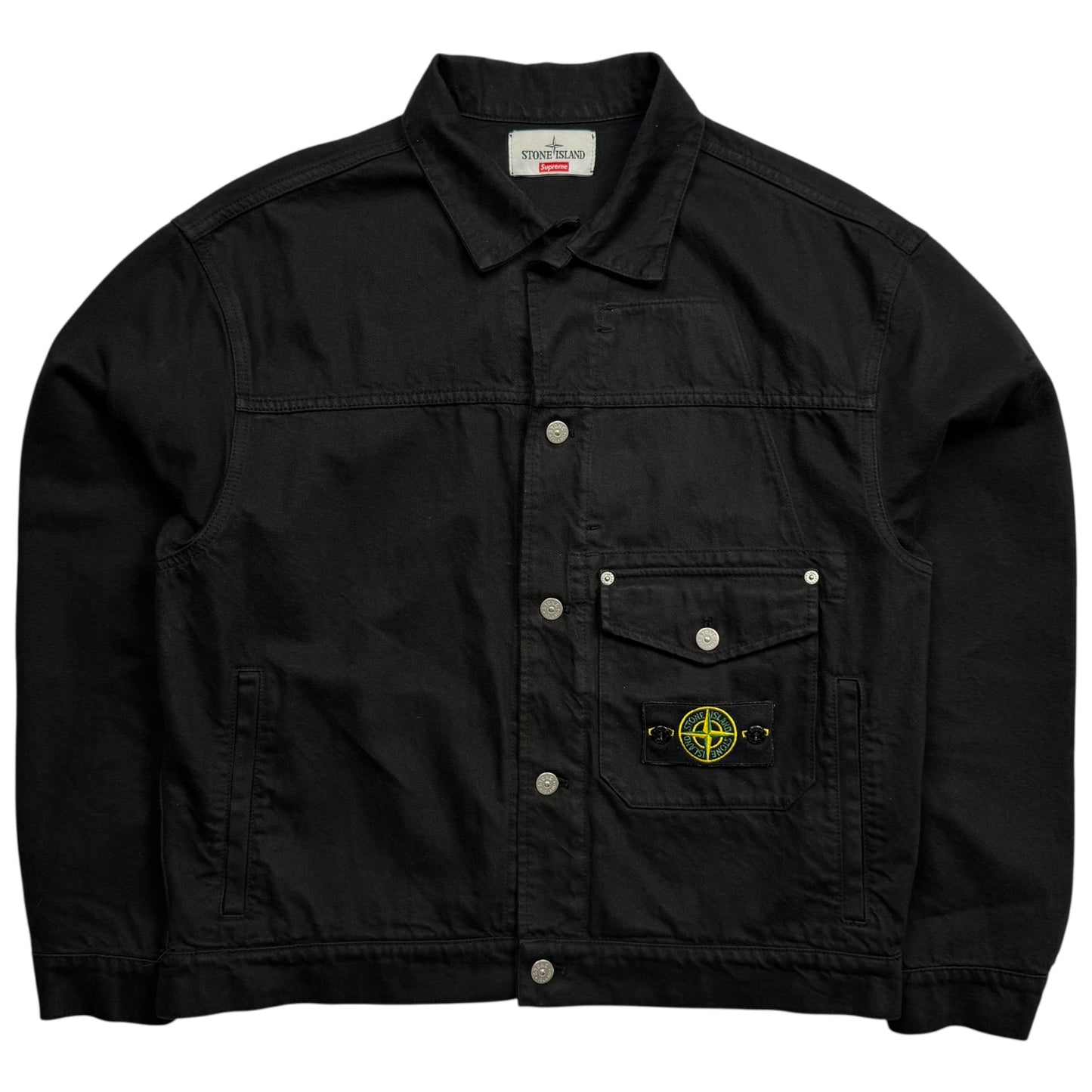 A/W 23 Stone Island x Supreme Bull Denim TC Jacket