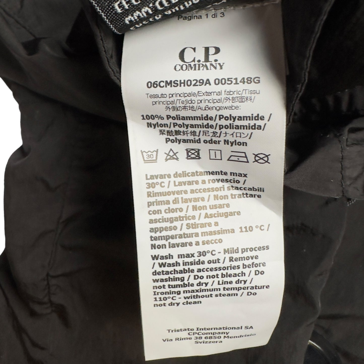 C.P. Company Chrome Overshirt - Black