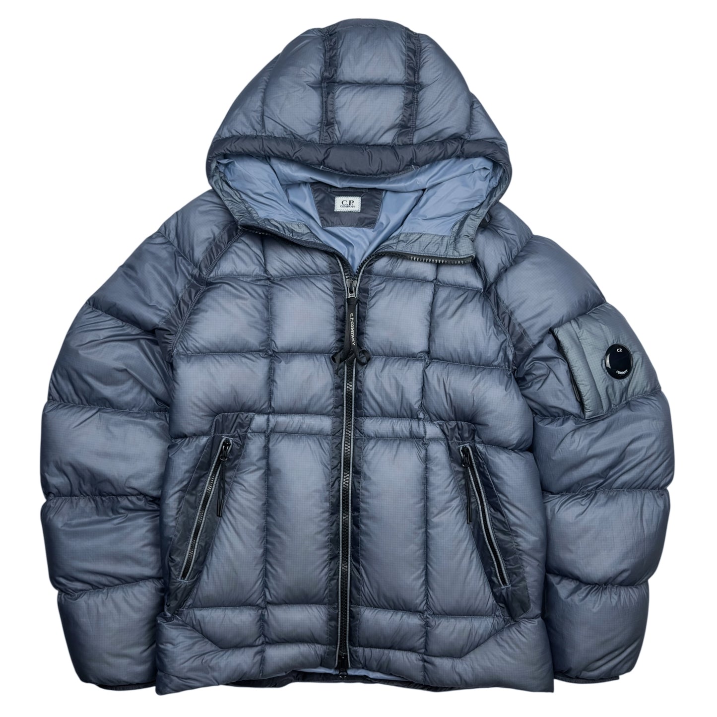 C.P. Company D.D. Shell Ripstop Down Puffer Jacket – Steel Blue