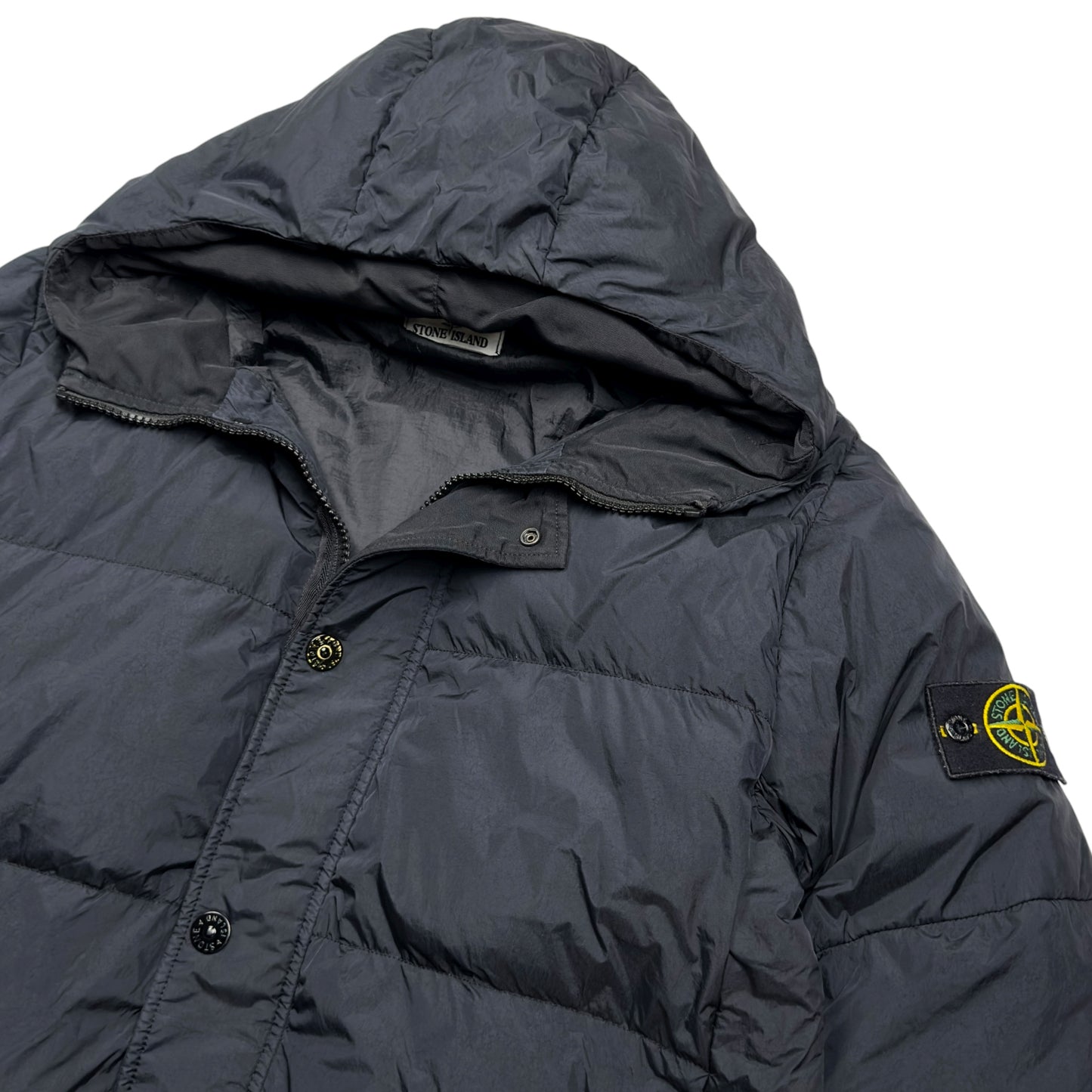 A/W 15 Stone Island Crinkle Reps NY Down Puffer Jacket - Navy