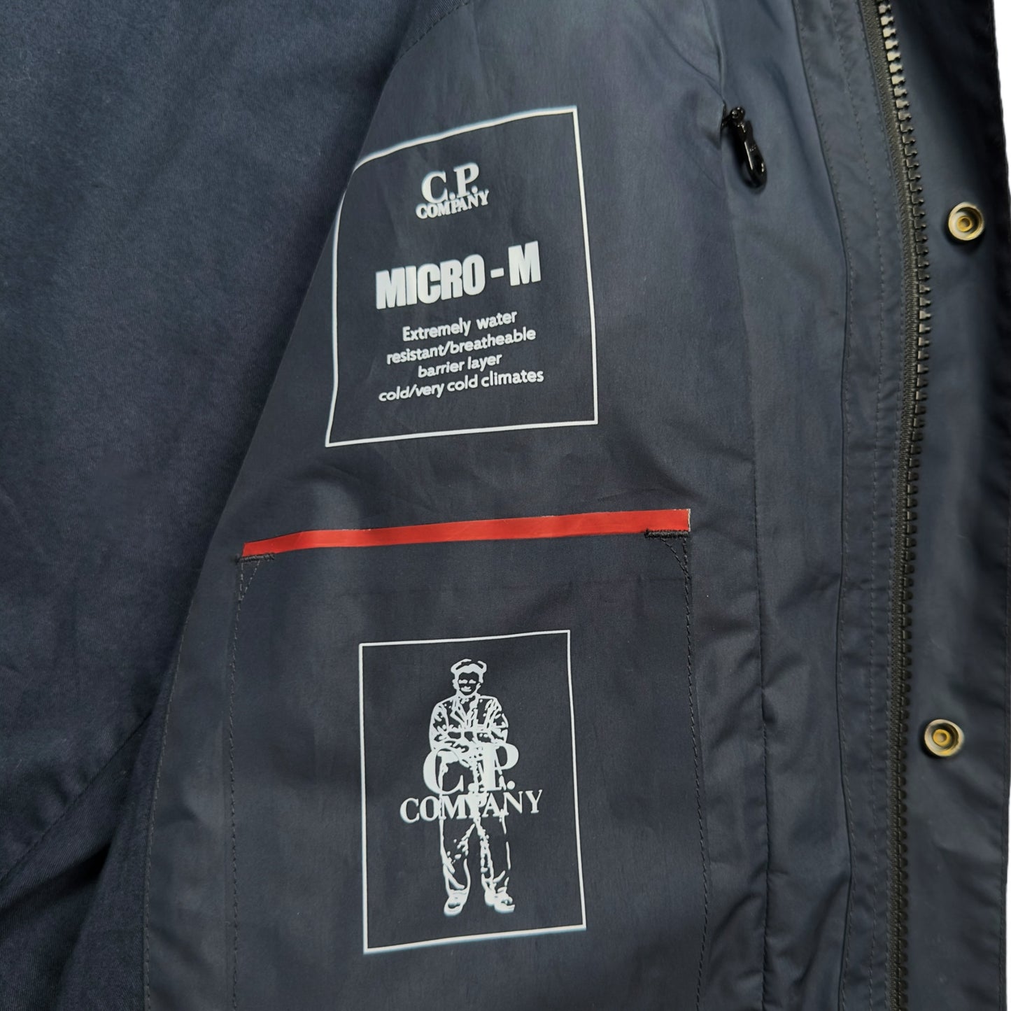C.P. Company Micro M Goggle Jacket - Navy