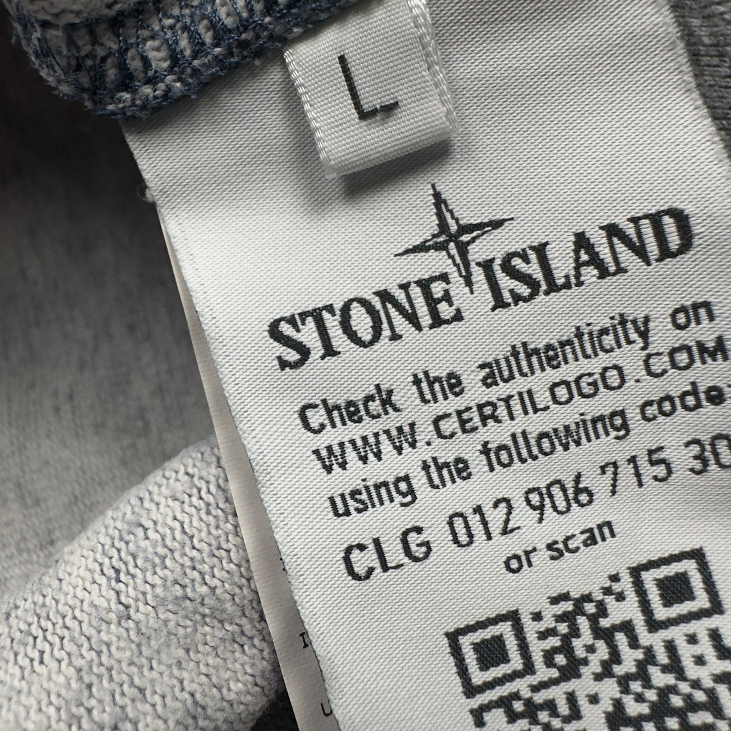 A/W 14 Stone Island Marl Hoodie - Blue