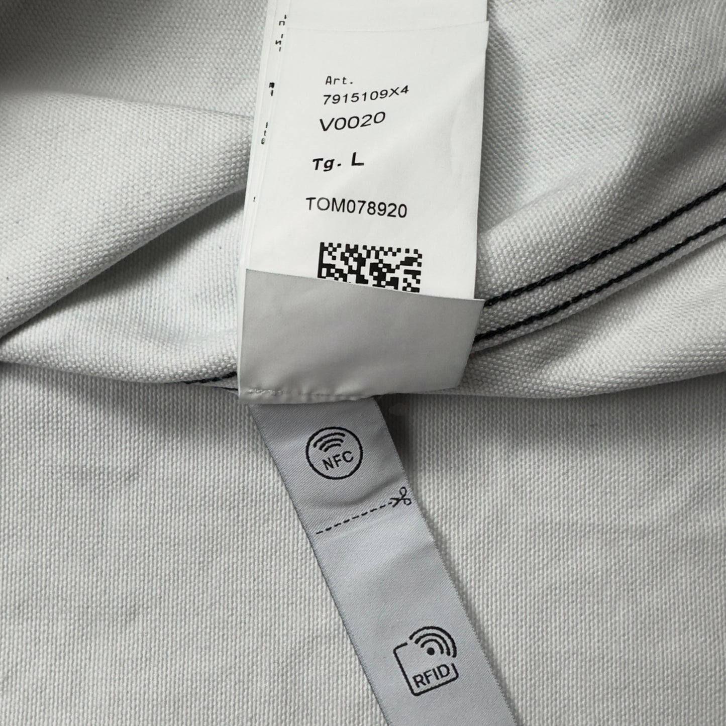 A/W 23 Stone Island Marina Plated Cotton Canvas - Navy