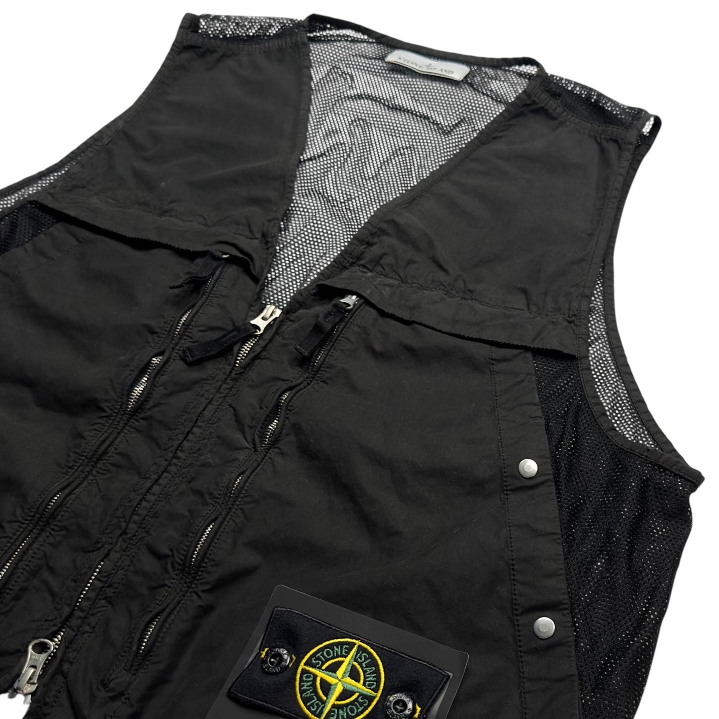 A/W 24 Stone Island David Light TC with Poly Net Vest