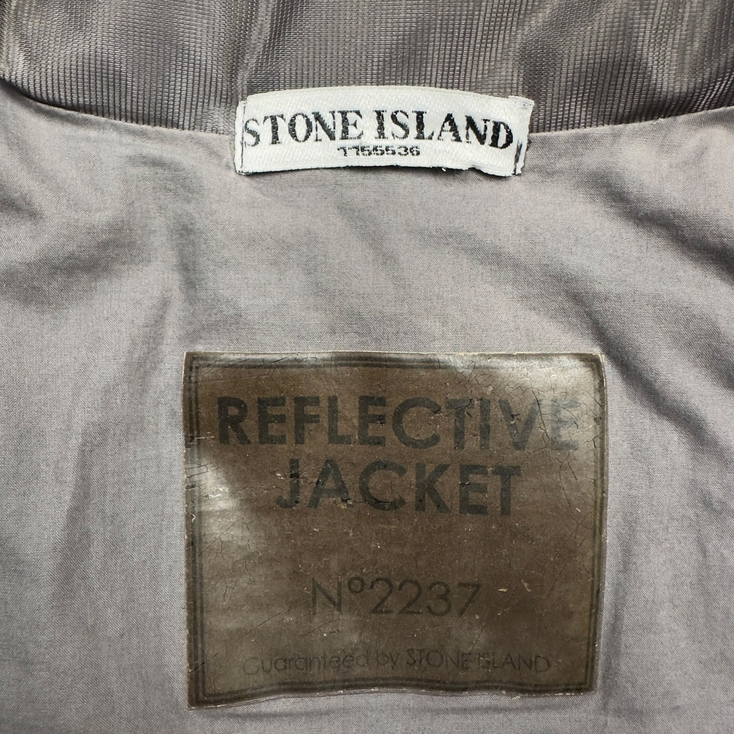 A/W 07 Stone Island Mesh Reflective Light Down Special Process Jacket