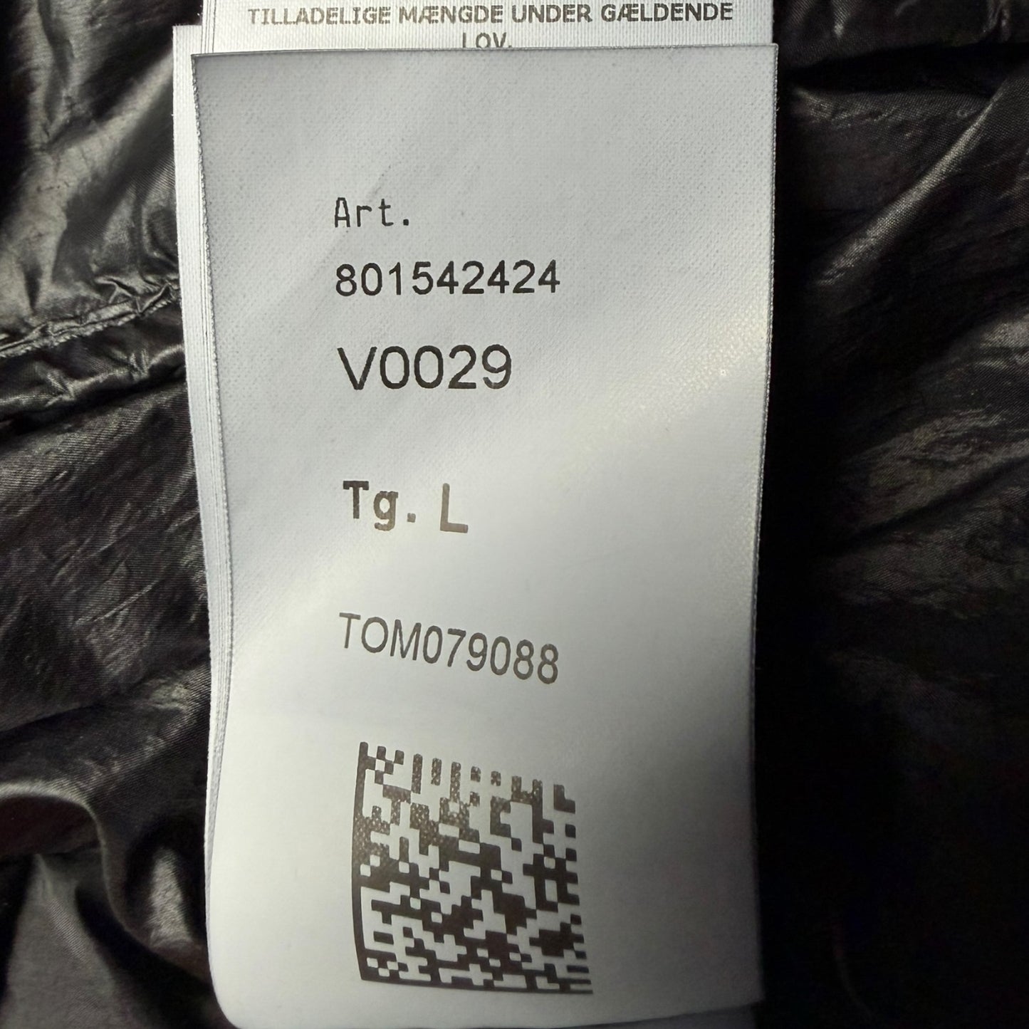 S/S 24 Stone Island Loom Woven Chambers R-Nylon Down TC Puffer Jacket - Black