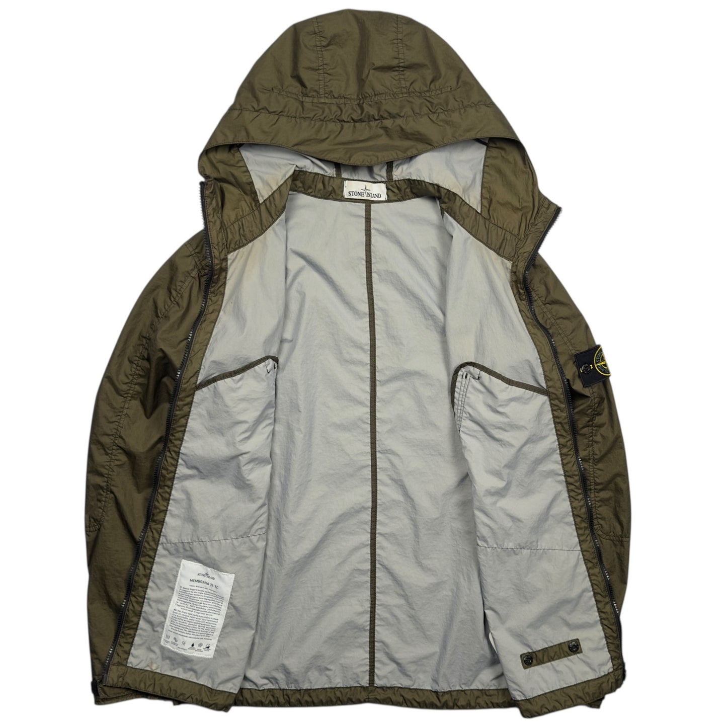 S/S 18 Stone Island Membrana 3L TC Jacket - Khaki