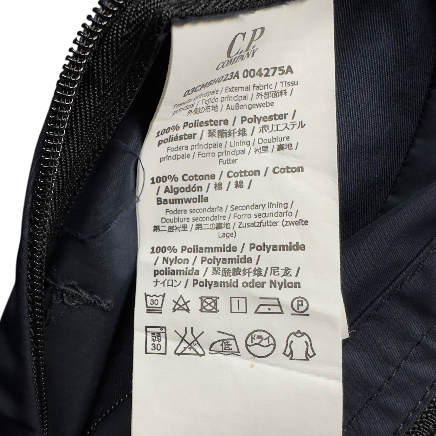 C.P. Company Micro M Goggle Jacket - Navy