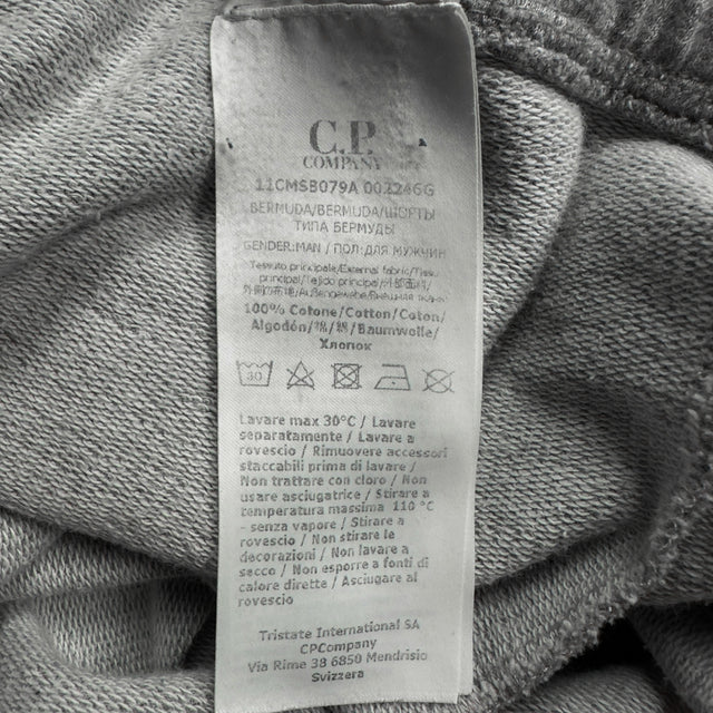 C.P. Company Fleece Shorts - Grey