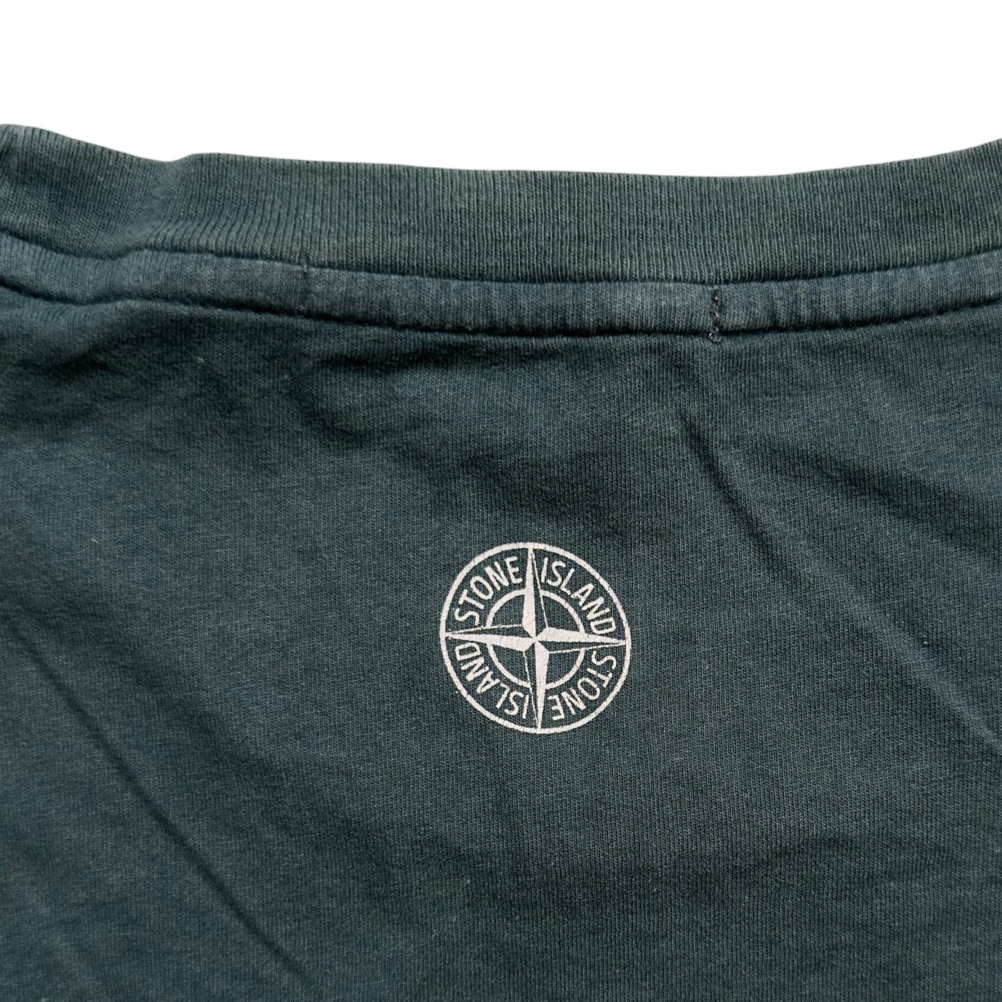 S/S 18 Stone Island Print T-Shirt - Green