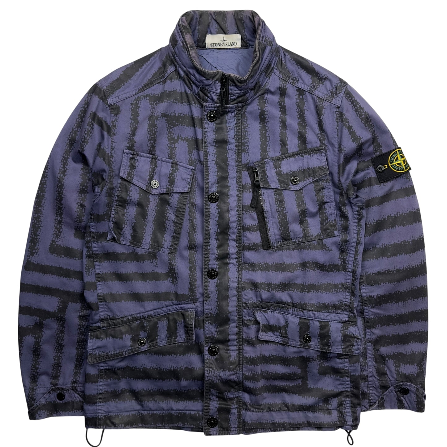 S/S 14 Stone Island Raso Di Cotone Stampato OVD Maze Camo Field Jacket