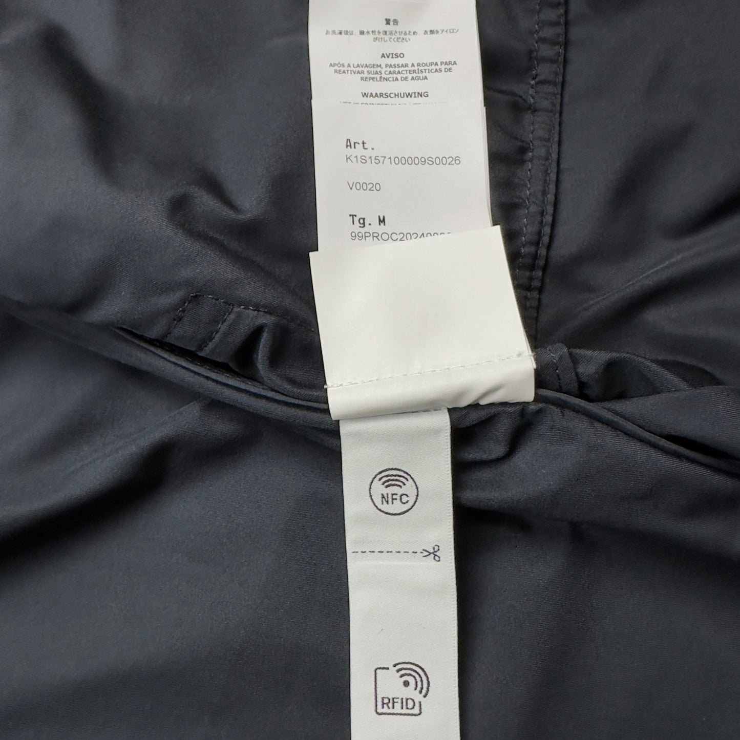 S/S 25 Stone Island Micro Twill Car Coat - Navy Blue