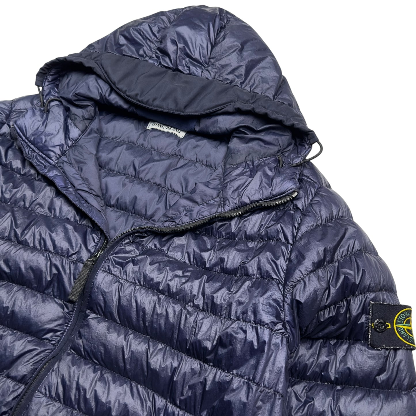 A/W 15 Stone Island Down_26 GR X SQM_N Down Puffer Jacket - Navy