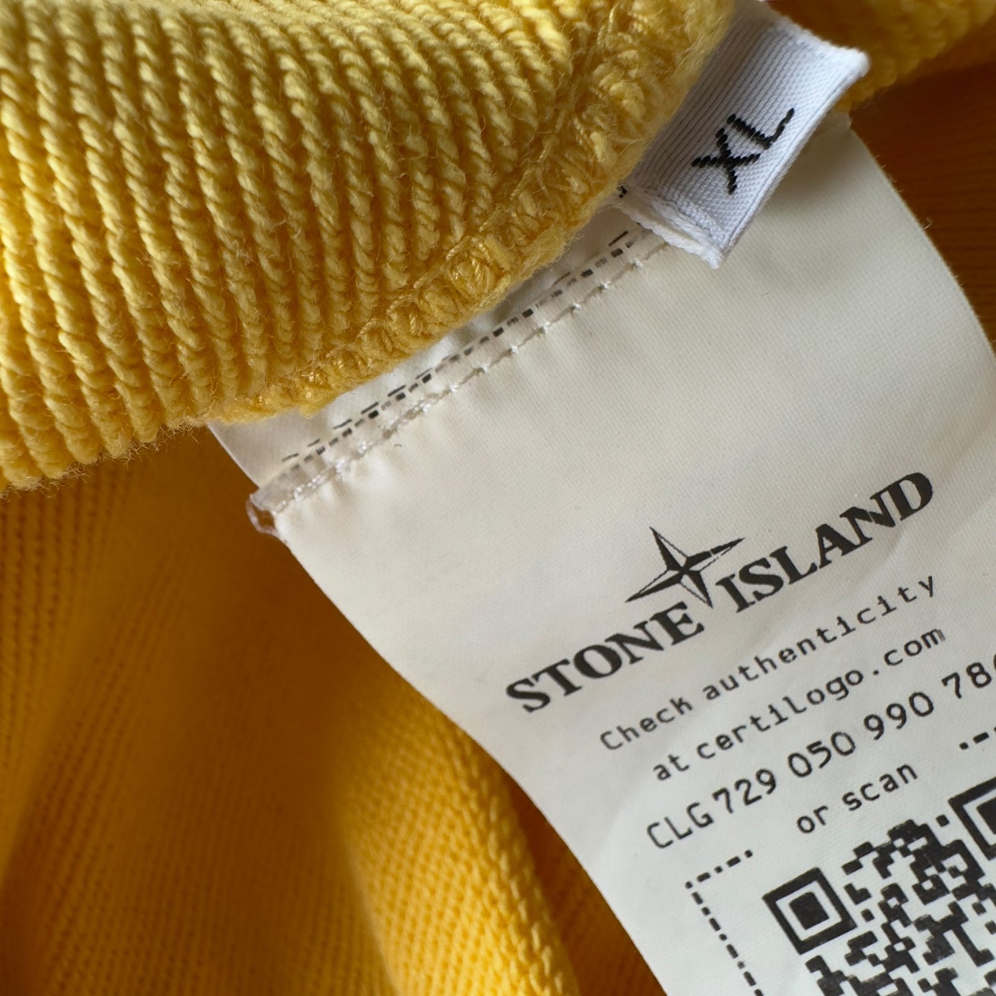 S/S 22 Stone Island Hoodie - Yellow