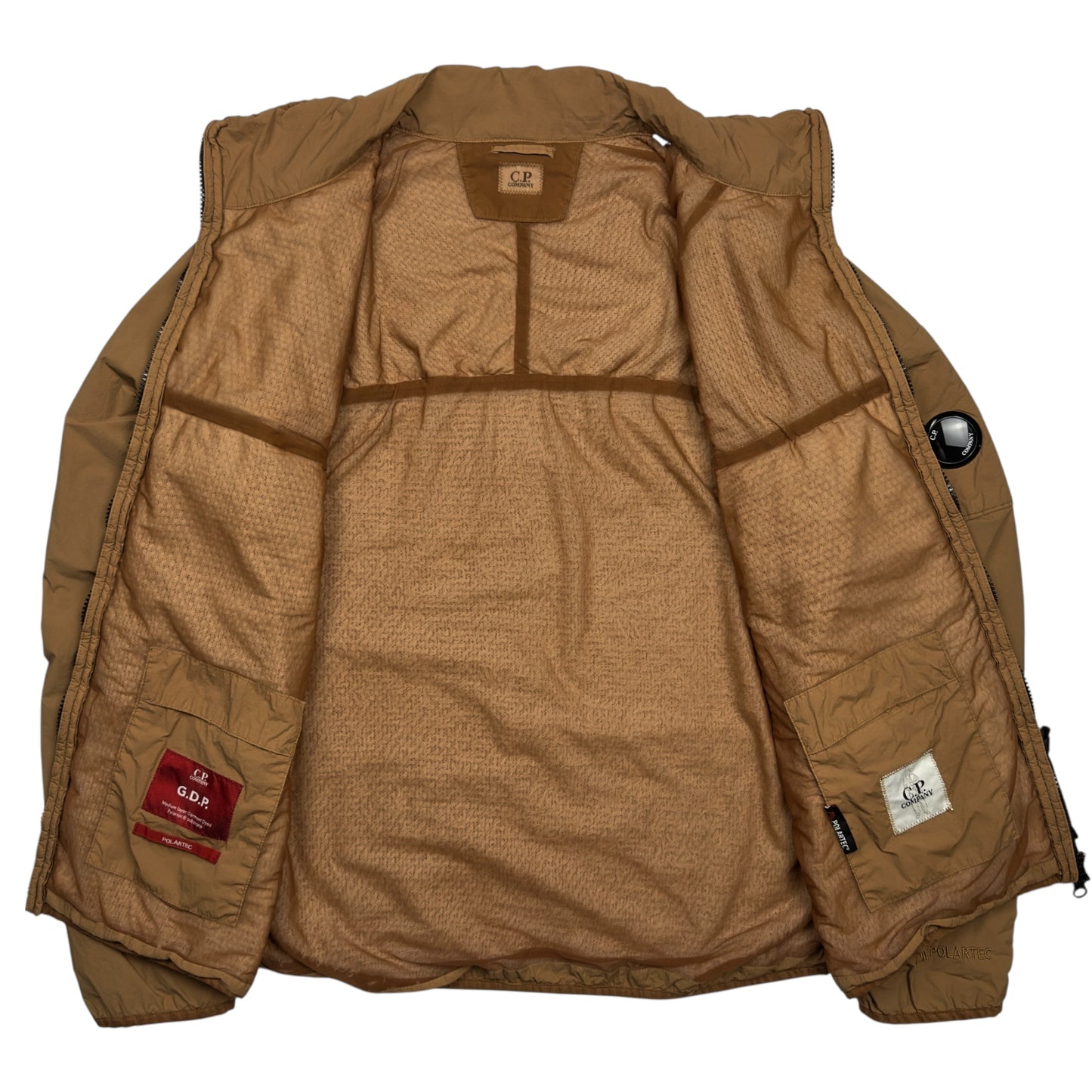 C.P. Company GDP Polartec Bomber Jacket - Brown