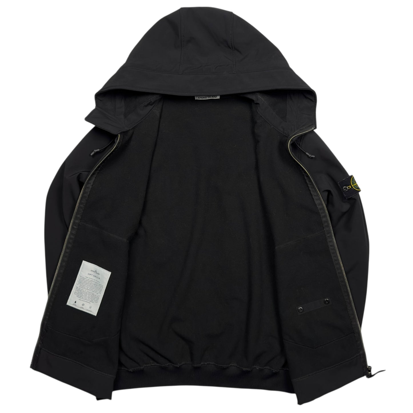A/W 20 Stone Island Soft Shell R Jacket - Black