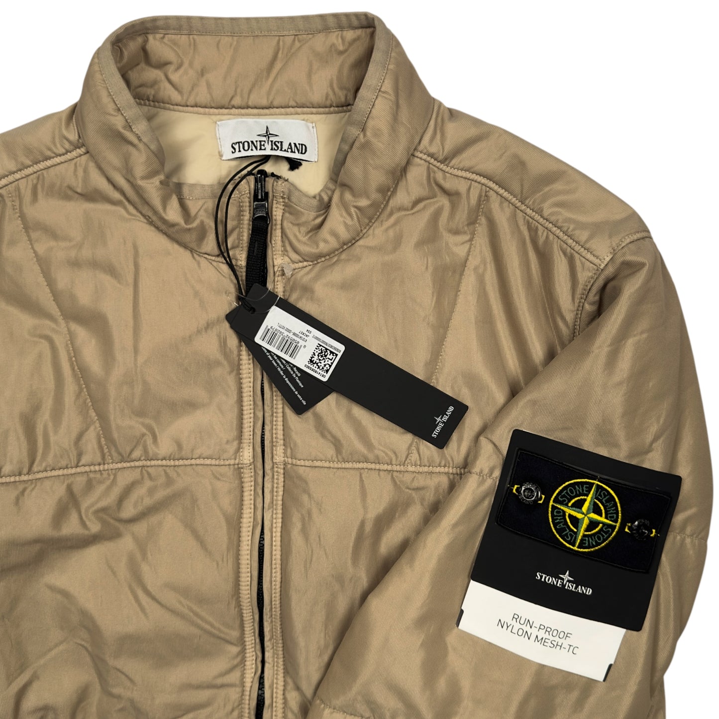 S/S 25 Stone Island Run Proof Nylon Mesh TC Jacket - Desert