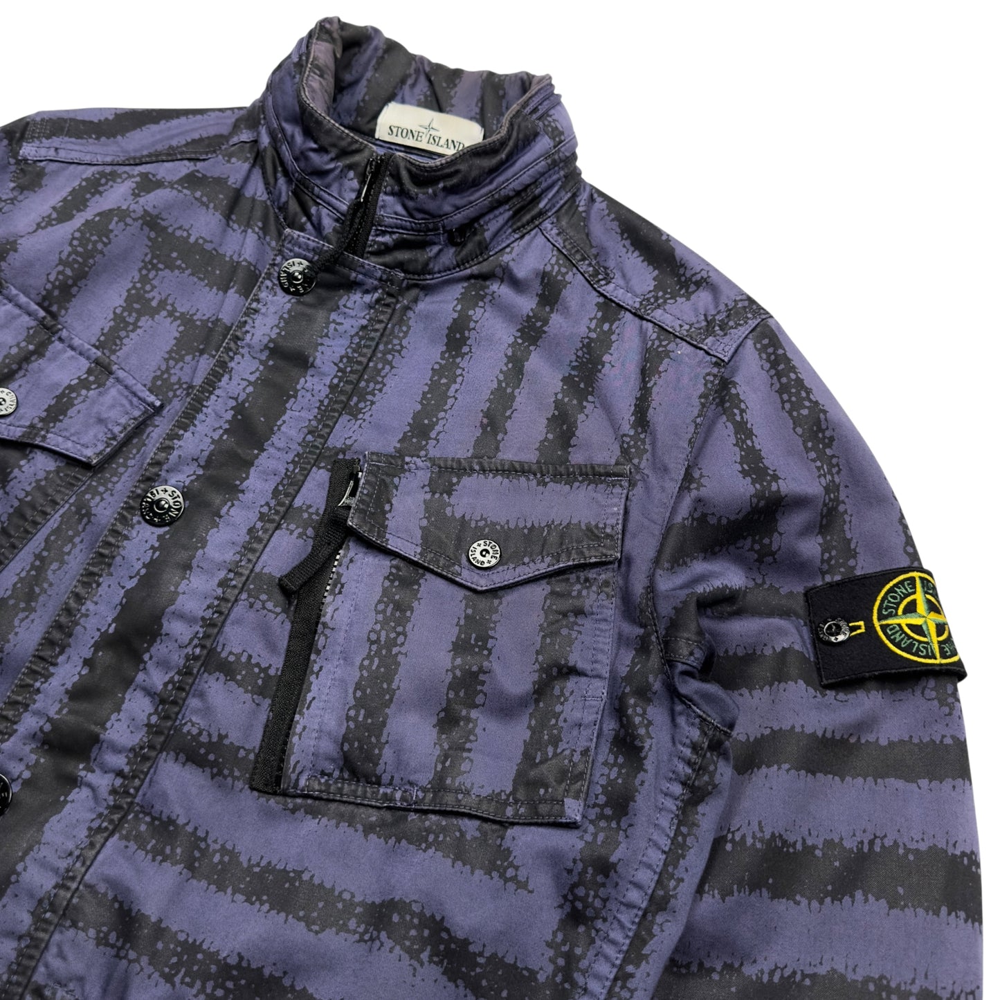 S/S 14 Stone Island Raso Di Cotone Stampato OVD Maze Camo Field Jacket